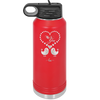 Me and You Lovebirds - Laser Engraved Stainless Steel Drinkware - 1713 -