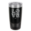 LOVE Stencil - Laser Engraved Stainless Steel Drinkware - 1724 -