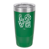 LOVE Stencil - Laser Engraved Stainless Steel Drinkware - 1724 -