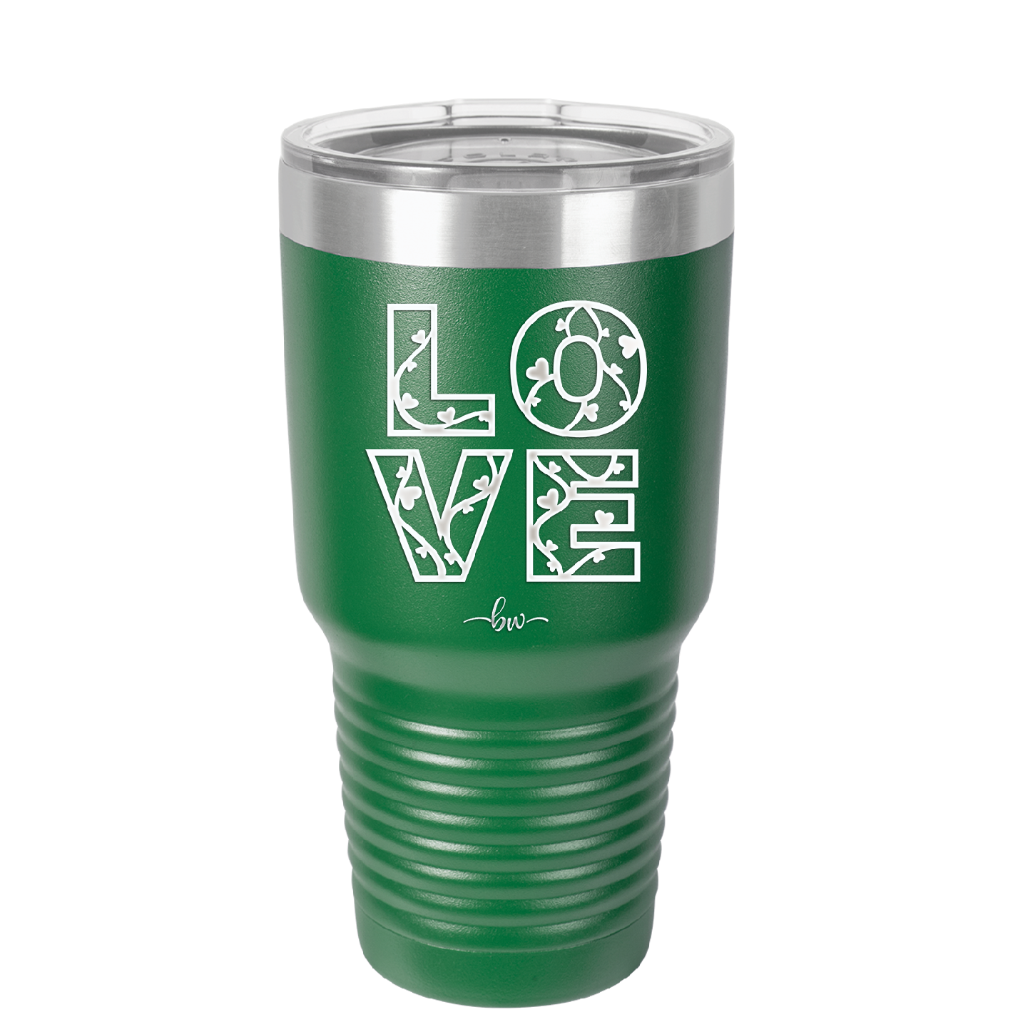 LOVE Stencil - Laser Engraved Stainless Steel Drinkware - 1724 -