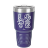 LOVE Stencil - Laser Engraved Stainless Steel Drinkware - 1724 -