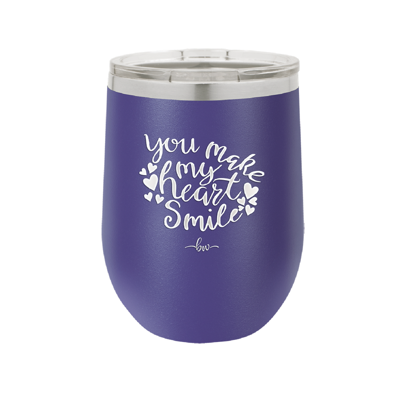 You Make My Heart Smile - Laser Engraved Stainless Steel Drinkware - 1734 -