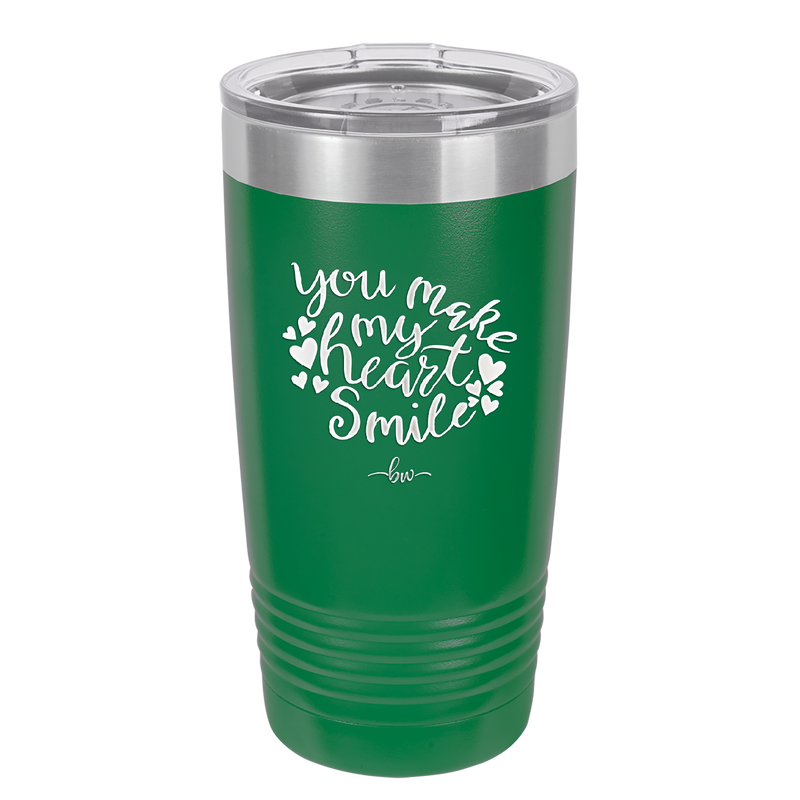 You Make My Heart Smile - Laser Engraved Stainless Steel Drinkware - 1734 -