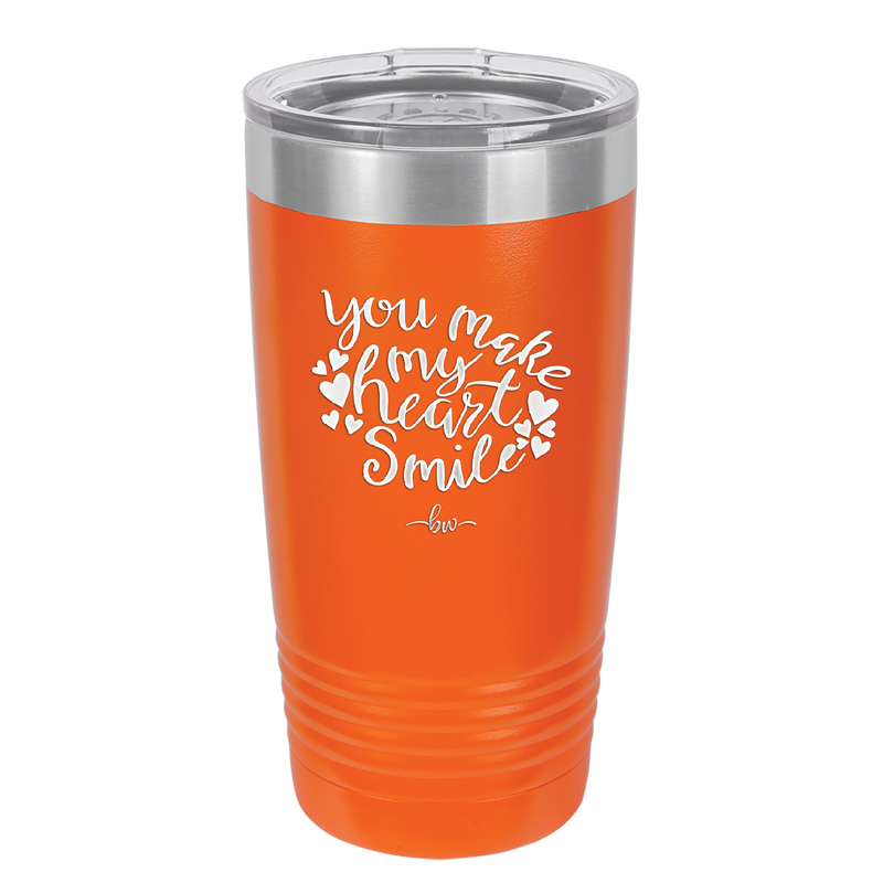 You Make My Heart Smile - Laser Engraved Stainless Steel Drinkware - 1734 -