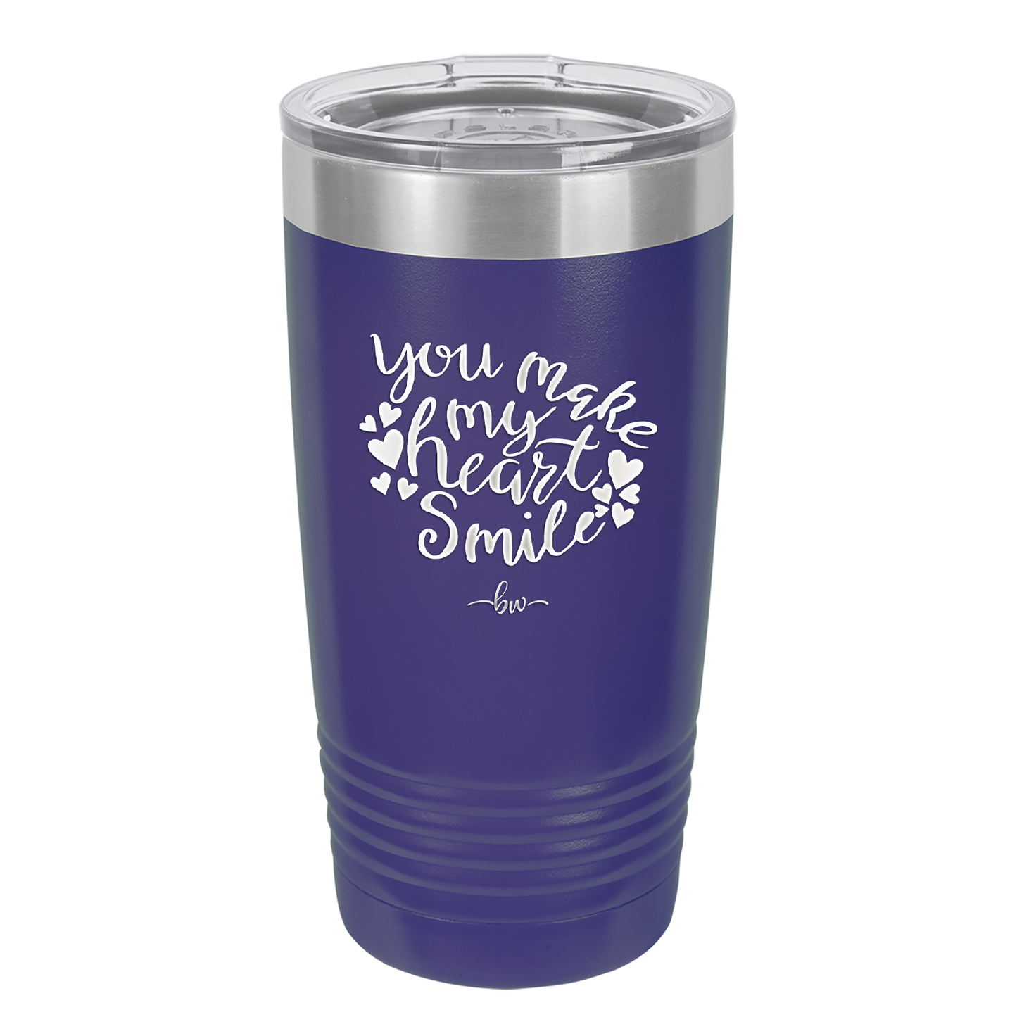 You Make My Heart Smile - Laser Engraved Stainless Steel Drinkware - 1734 -