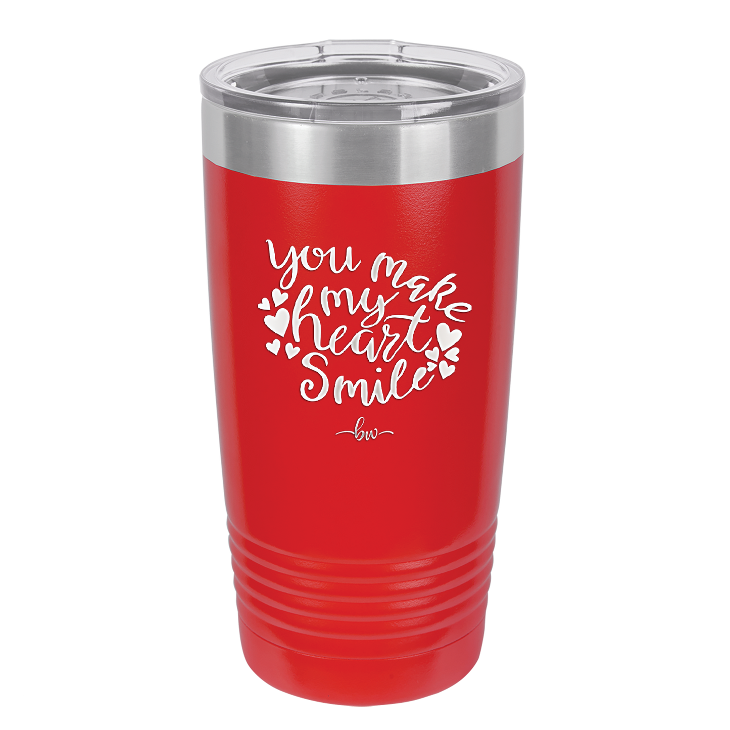 You Make My Heart Smile - Laser Engraved Stainless Steel Drinkware - 1734 -