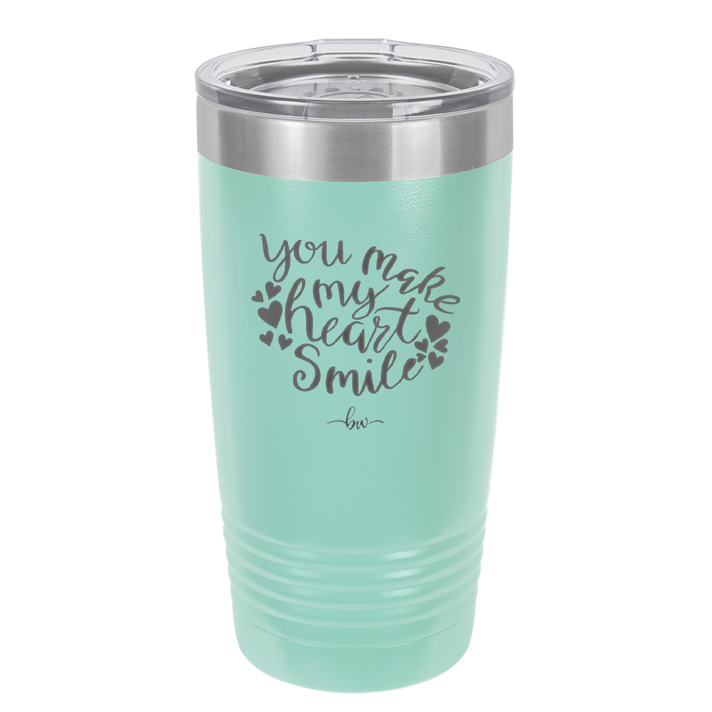 You Make My Heart Smile - Laser Engraved Stainless Steel Drinkware - 1734 -