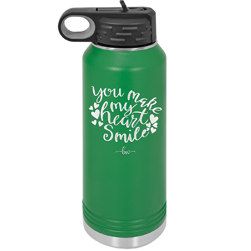 You Make My Heart Smile - Laser Engraved Stainless Steel Drinkware - 1734 -