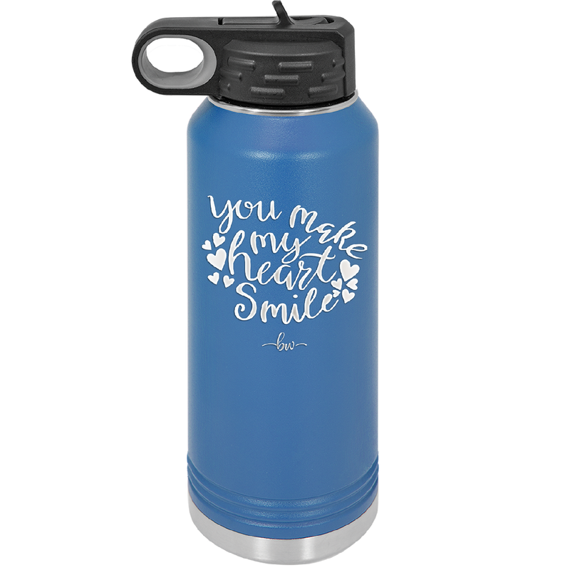 You Make My Heart Smile - Laser Engraved Stainless Steel Drinkware - 1734 -