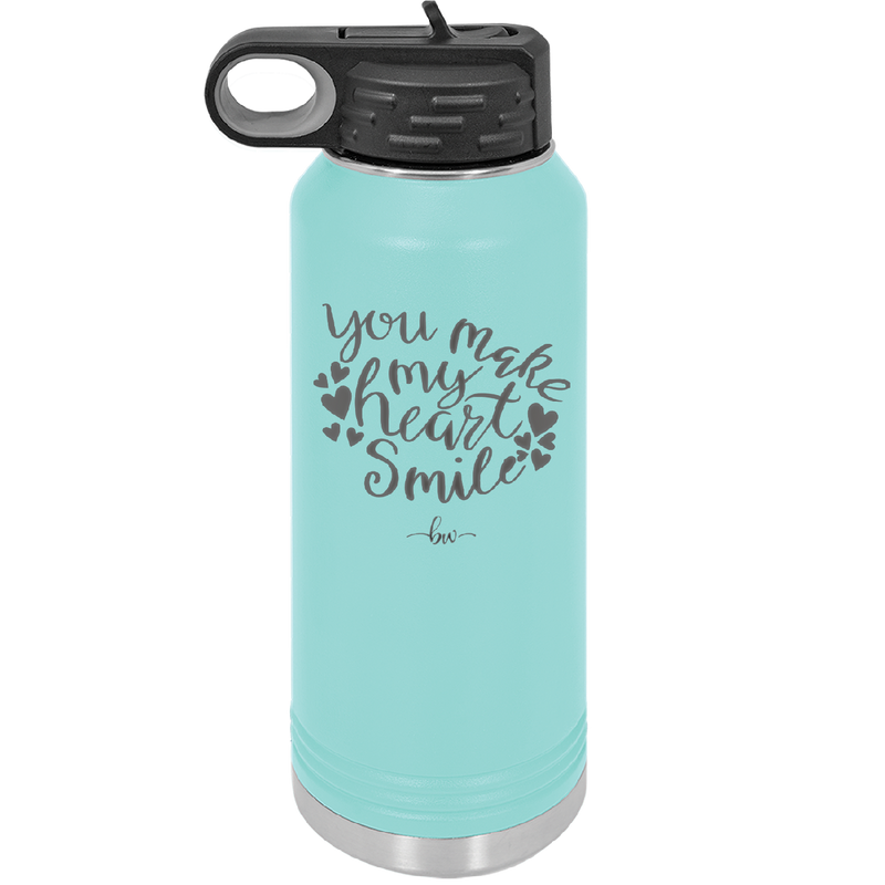 You Make My Heart Smile - Laser Engraved Stainless Steel Drinkware - 1734 -