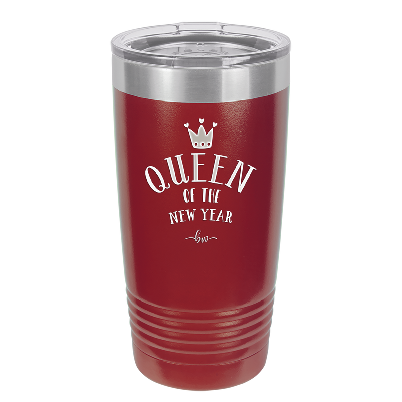 Queen of the New Year - Laser Engraved Stainless Steel Drinkware - 1738 -