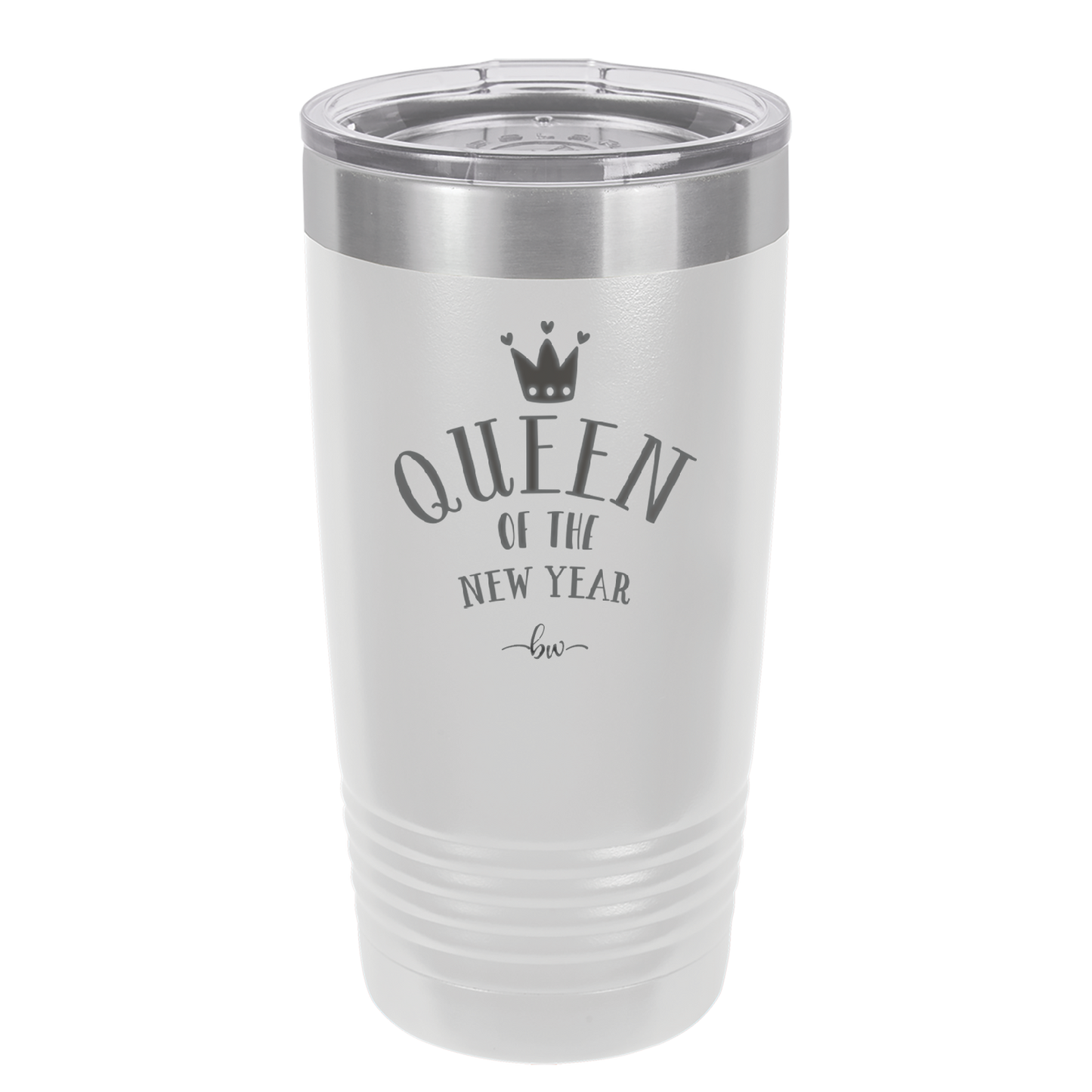 Queen of the New Year - Laser Engraved Stainless Steel Drinkware - 1738 -