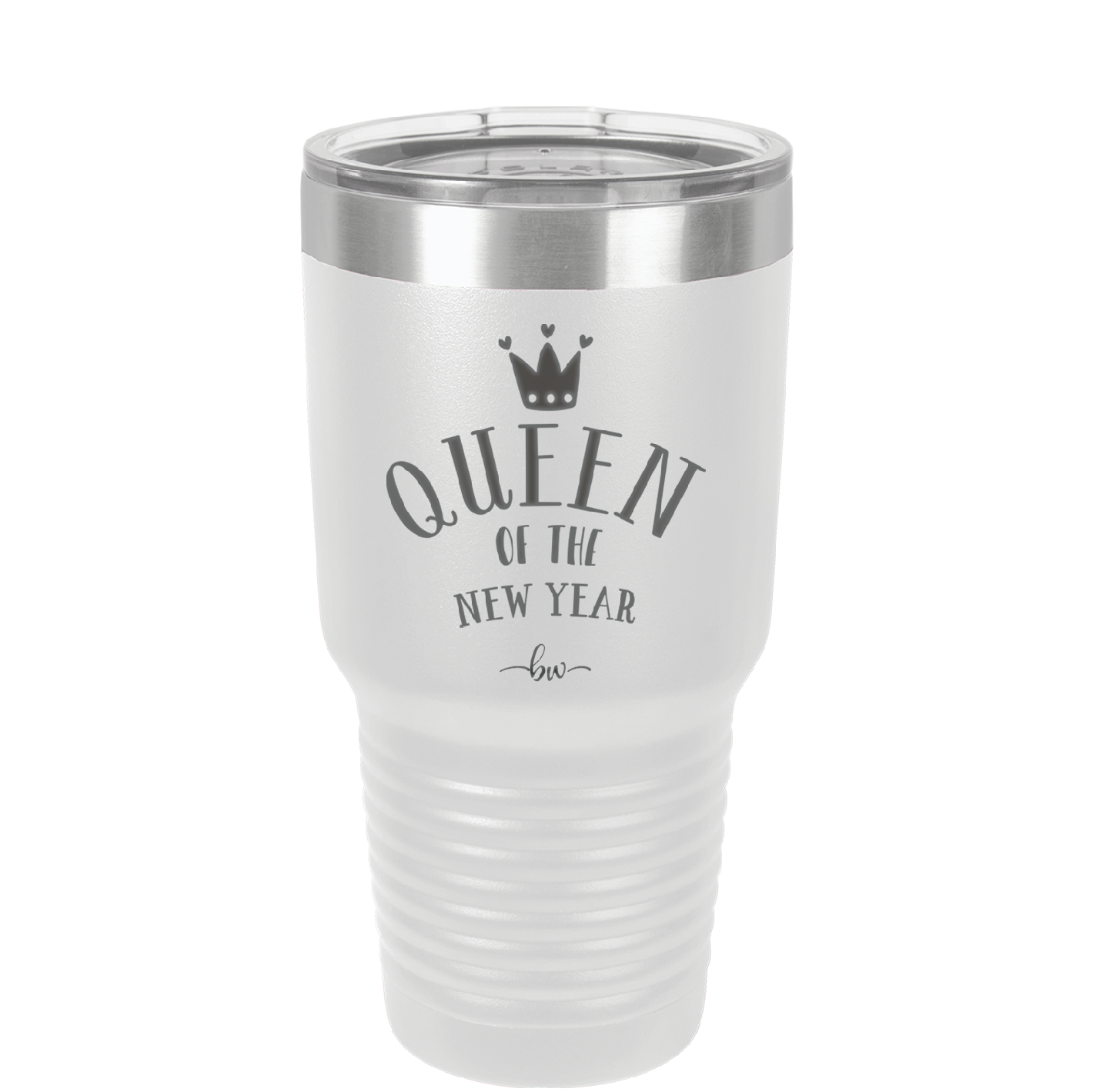 Queen of the New Year - Laser Engraved Stainless Steel Drinkware - 1738 -