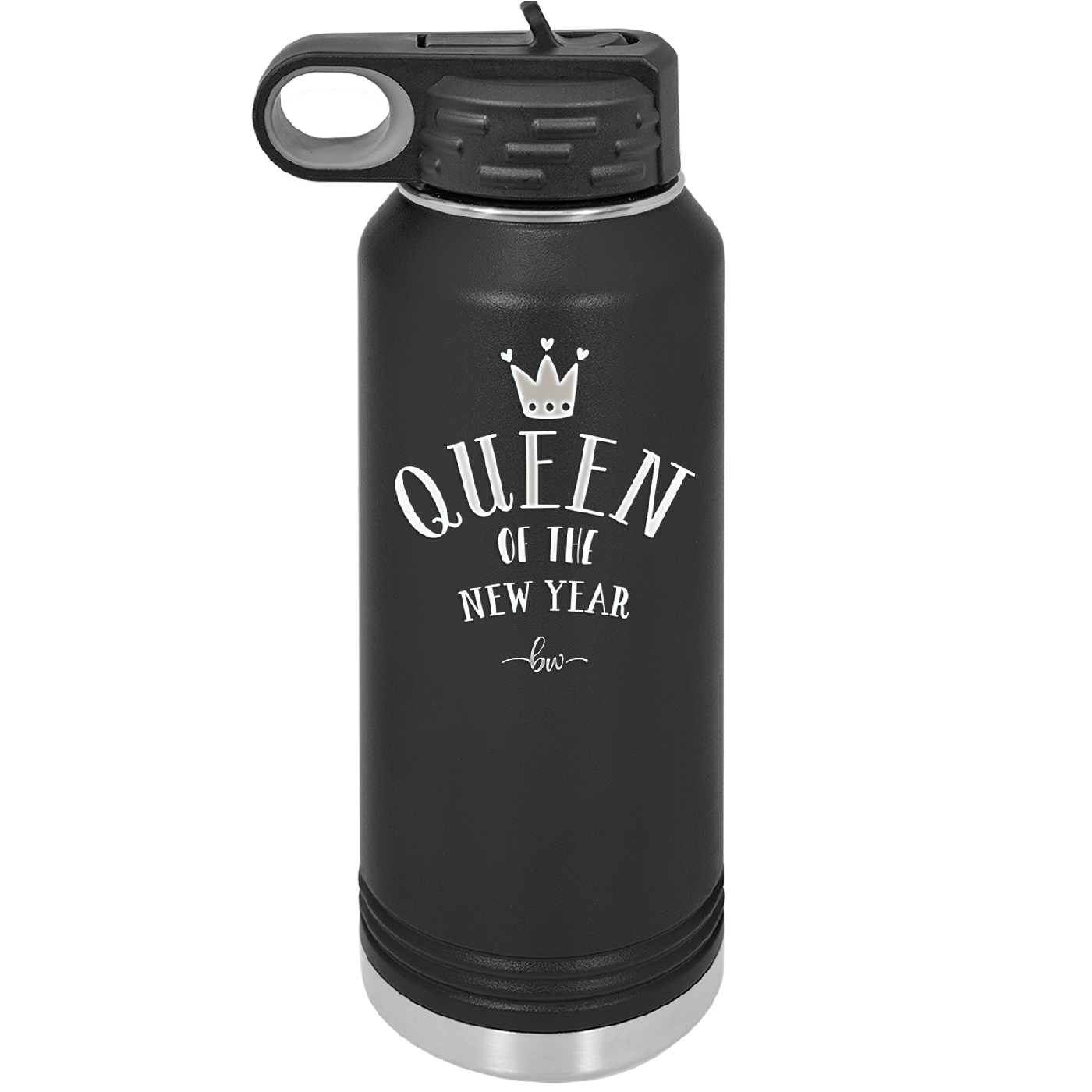 Queen of the New Year - Laser Engraved Stainless Steel Drinkware - 1738 -