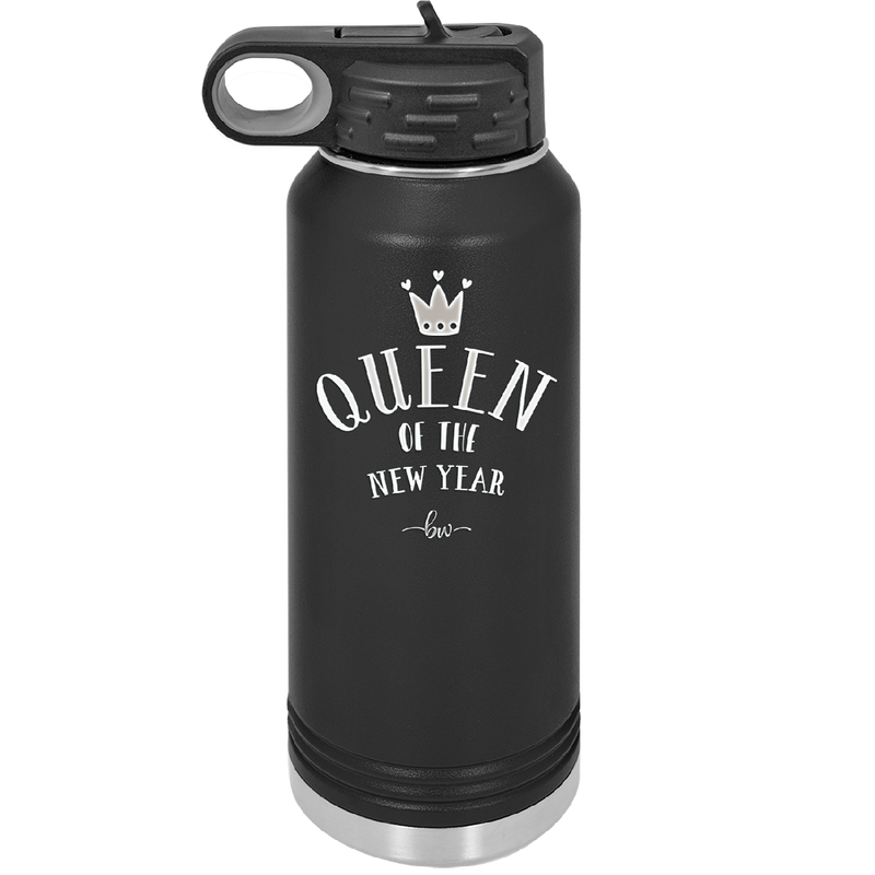 Queen of the New Year - Laser Engraved Stainless Steel Drinkware - 1738 -