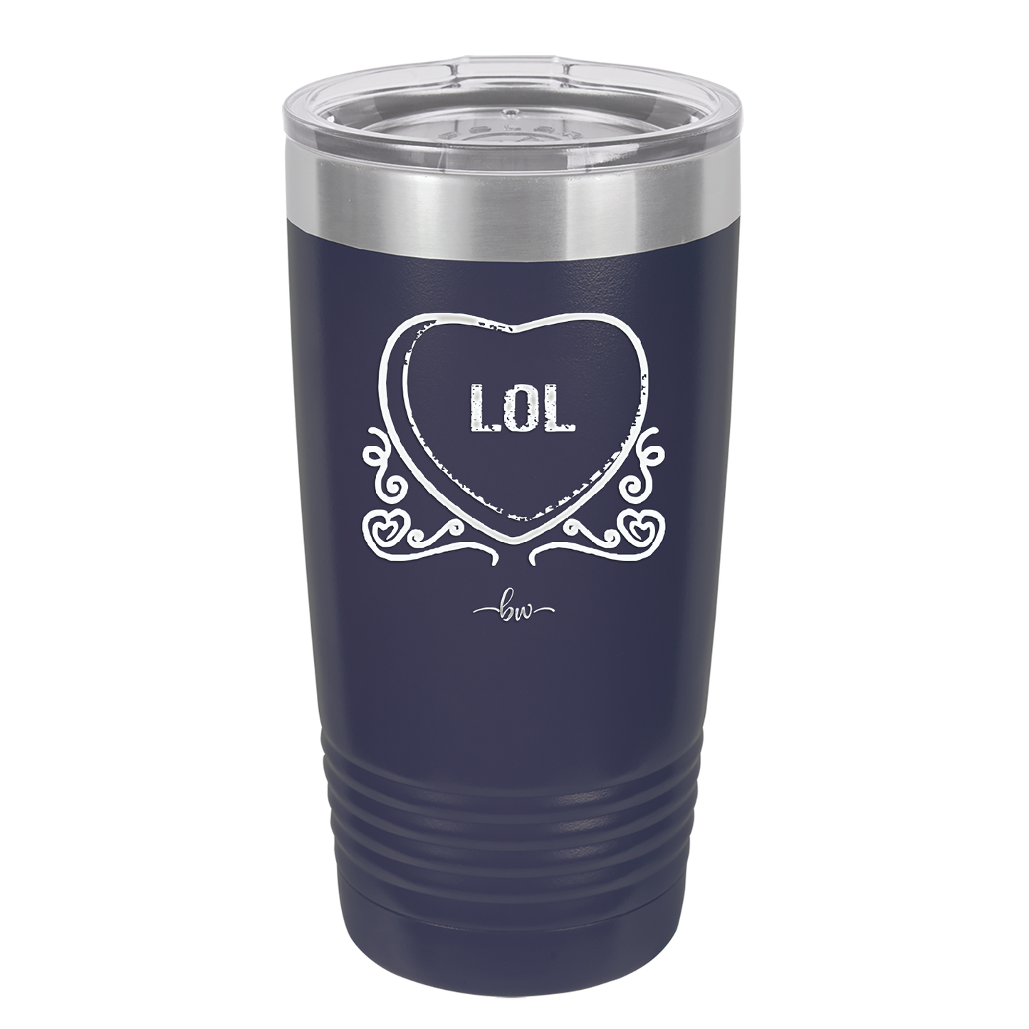 Candy Heart LOL - Laser Engraved Stainless Steel Drinkware - 1759 -