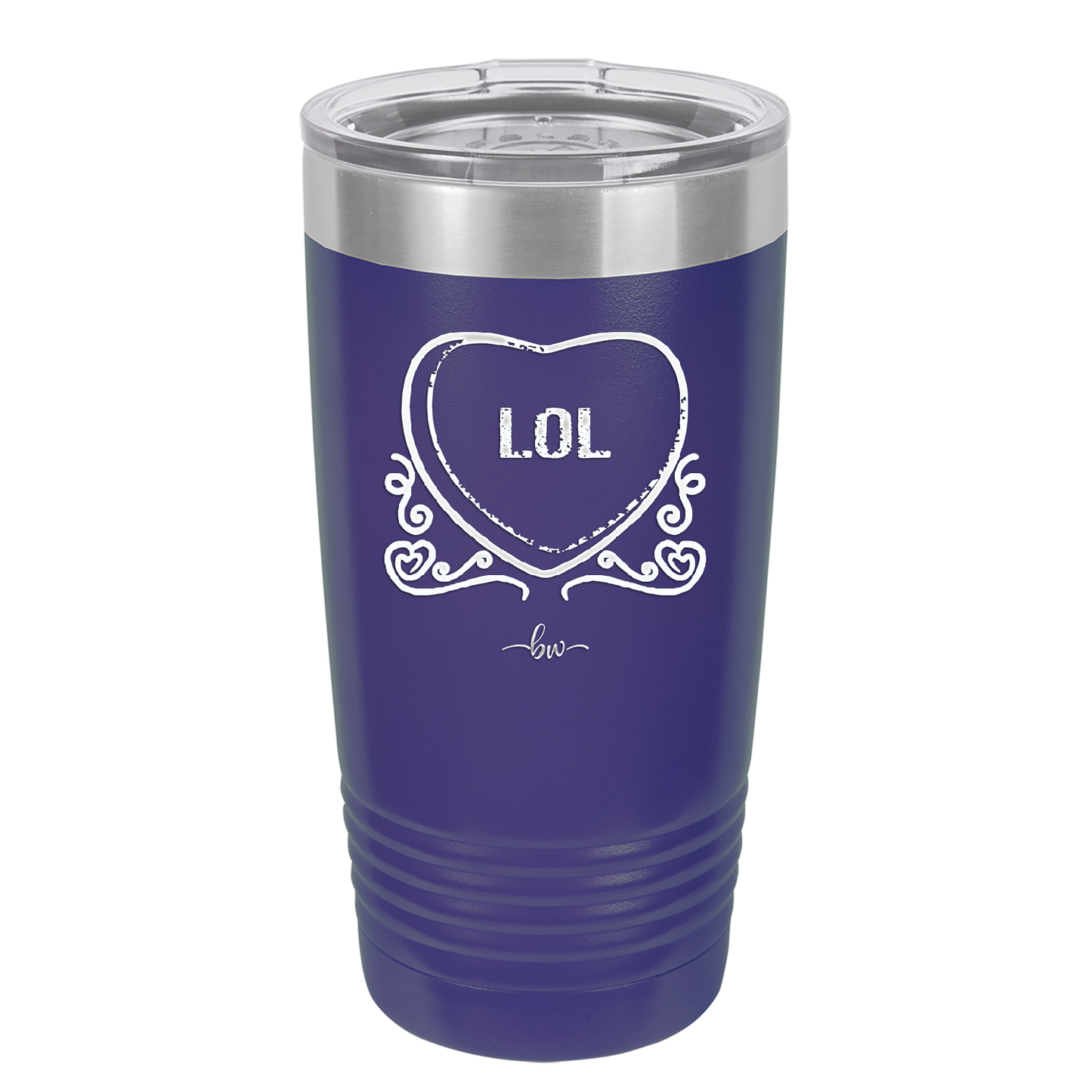 Candy Heart LOL - Laser Engraved Stainless Steel Drinkware - 1759 -