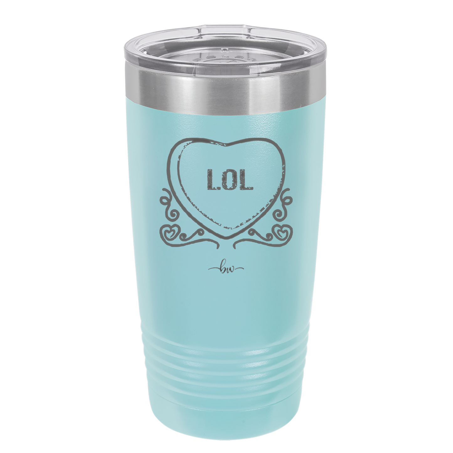 Candy Heart LOL - Laser Engraved Stainless Steel Drinkware - 1759 -