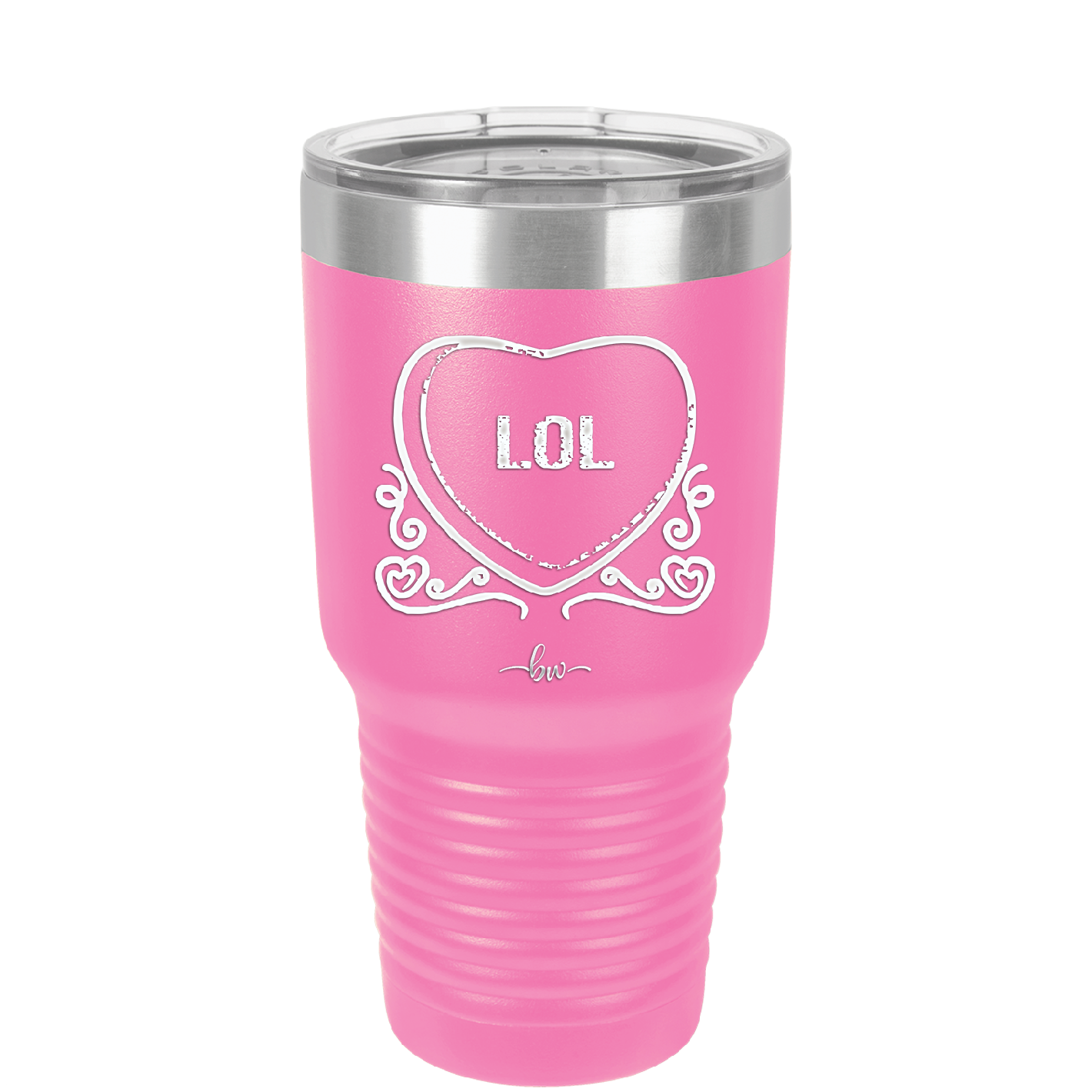 Candy Heart LOL - Laser Engraved Stainless Steel Drinkware - 1759 -