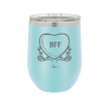 Candy Heart BFF - Laser Engraved Stainless Steel Drinkware - 1770 -