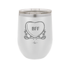 Candy Heart BFF - Laser Engraved Stainless Steel Drinkware - 1770 -