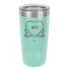 Candy Heart BFF - Laser Engraved Stainless Steel Drinkware - 1770 -