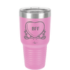 Candy Heart BFF - Laser Engraved Stainless Steel Drinkware - 1770 -