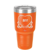 Candy Heart BFF - Laser Engraved Stainless Steel Drinkware - 1770 -