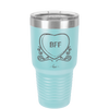 Candy Heart BFF - Laser Engraved Stainless Steel Drinkware - 1770 -