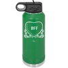 Candy Heart BFF - Laser Engraved Stainless Steel Drinkware - 1770 -