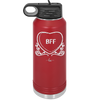 Candy Heart BFF - Laser Engraved Stainless Steel Drinkware - 1770 -