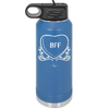 Candy Heart BFF - Laser Engraved Stainless Steel Drinkware - 1770 -