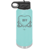 Candy Heart BFF - Laser Engraved Stainless Steel Drinkware - 1770 -