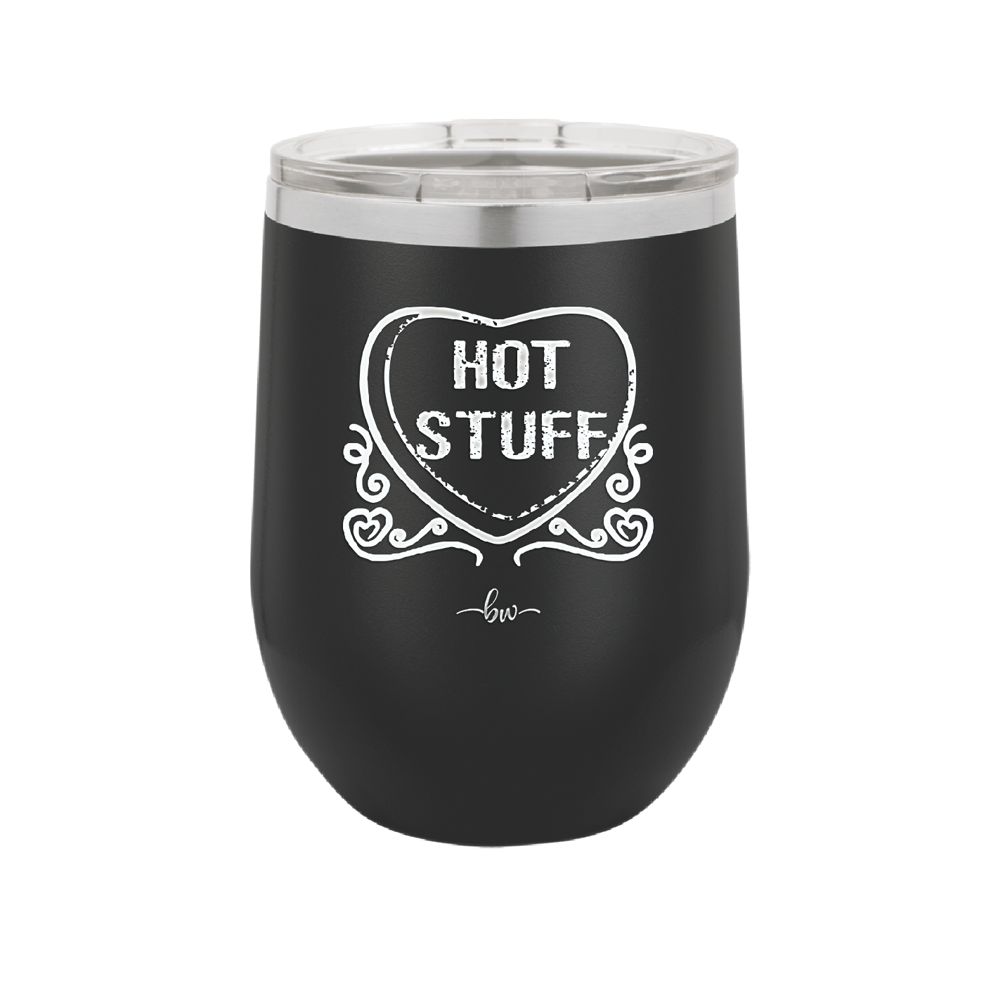 Candy Heart Hot Stuff - Laser Engraved Stainless Steel Drinkware - 1780 -