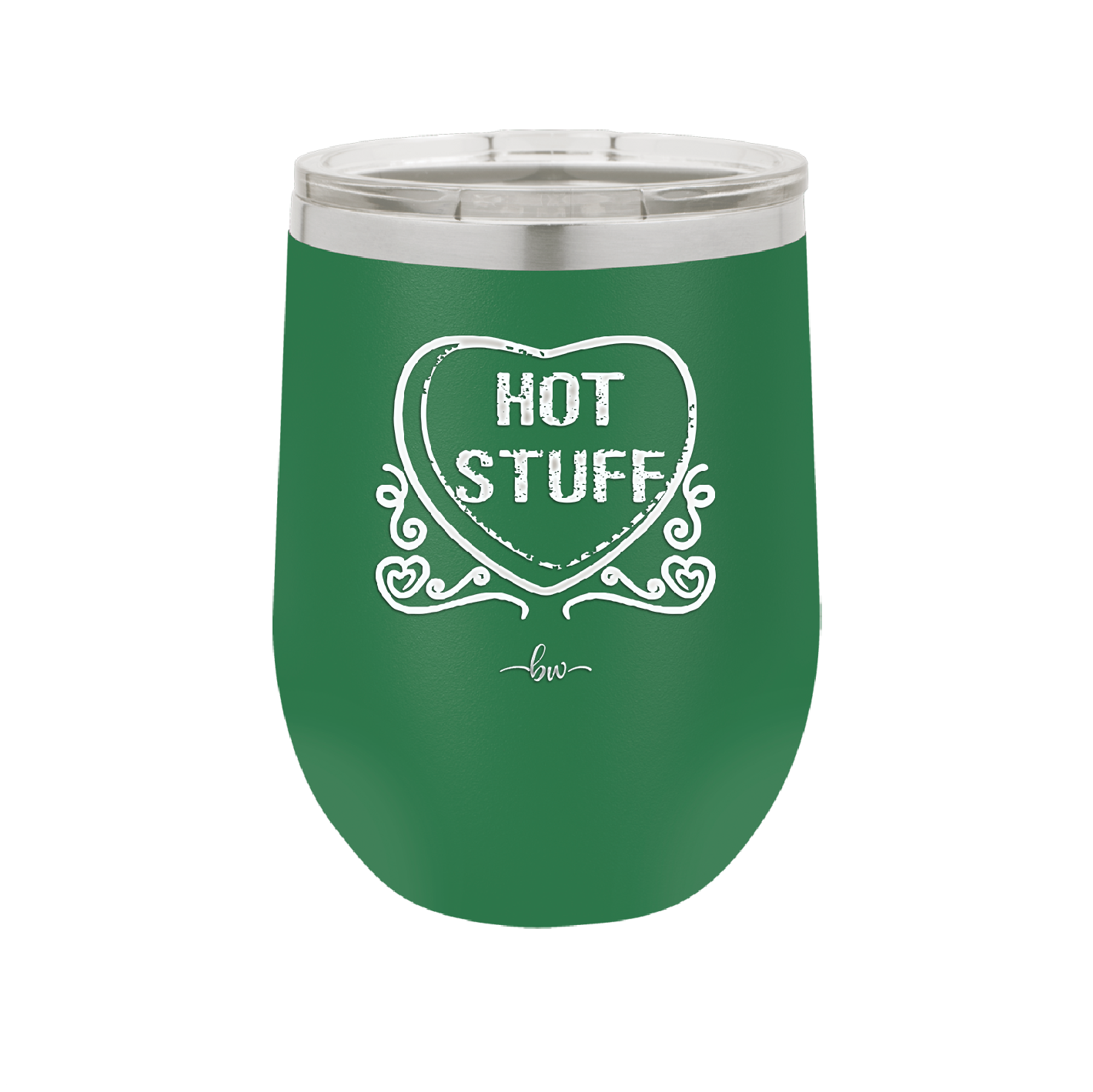 Candy Heart Hot Stuff - Laser Engraved Stainless Steel Drinkware - 1780 -