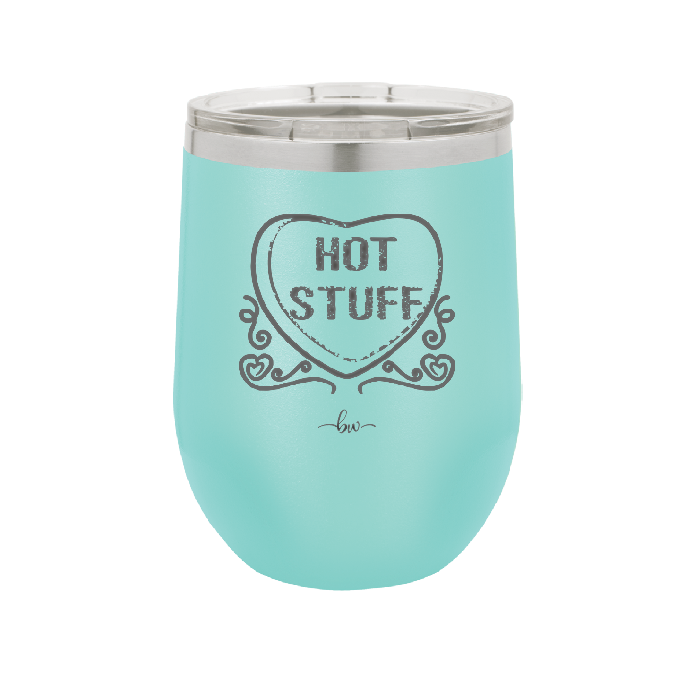 Candy Heart Hot Stuff - Laser Engraved Stainless Steel Drinkware - 1780 -