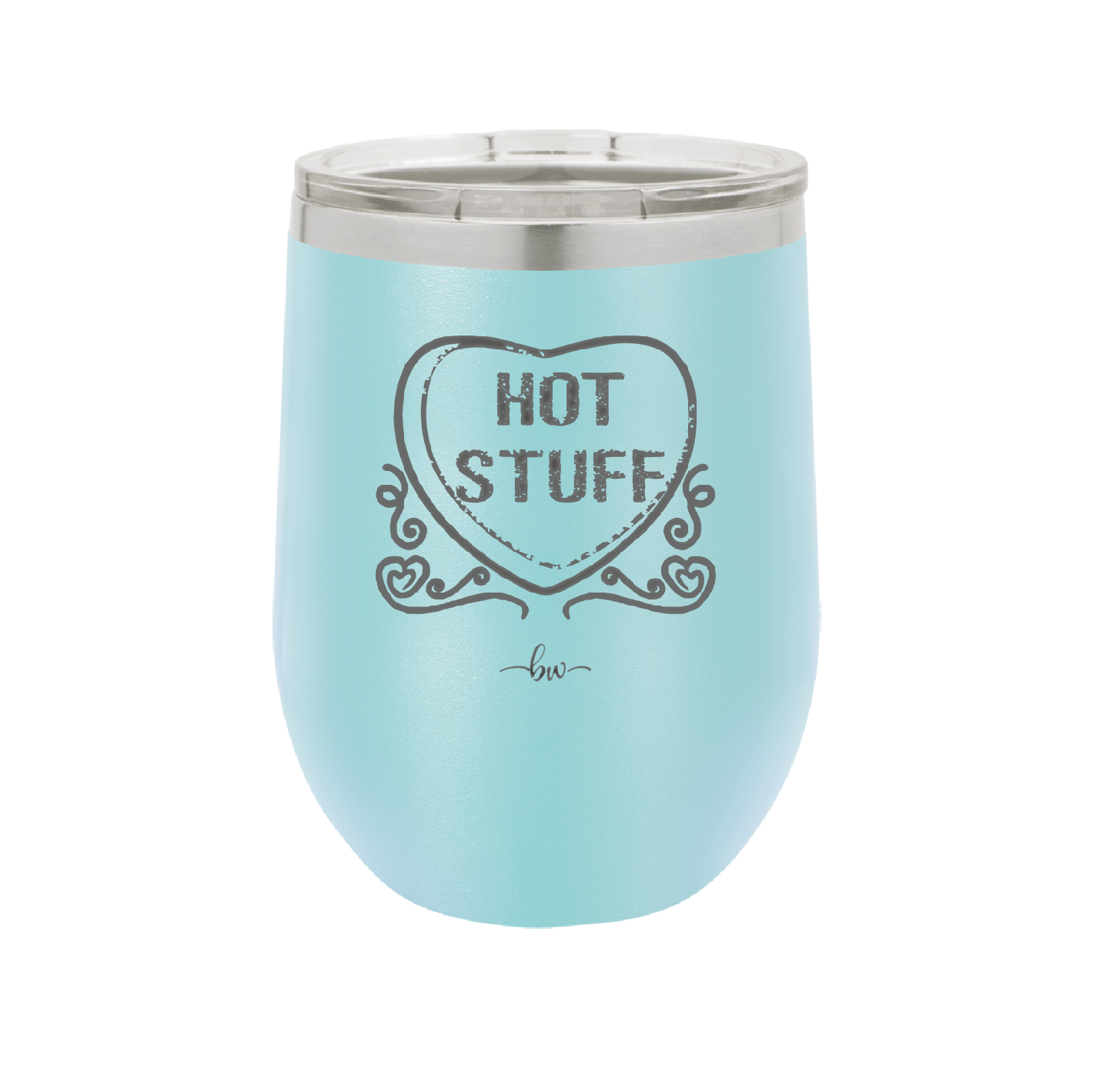 Candy Heart Hot Stuff - Laser Engraved Stainless Steel Drinkware - 1780 -