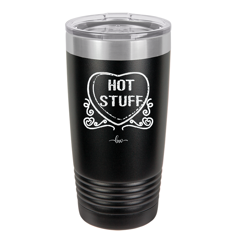 Candy Heart Hot Stuff - Laser Engraved Stainless Steel Drinkware - 1780 -