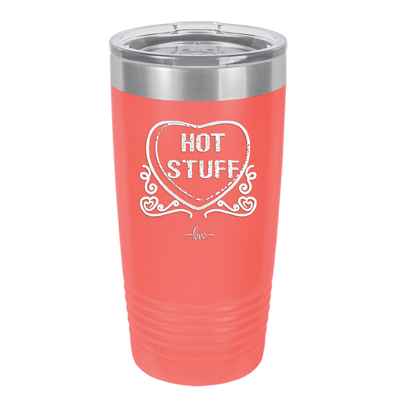 Candy Heart Hot Stuff - Laser Engraved Stainless Steel Drinkware - 1780 -