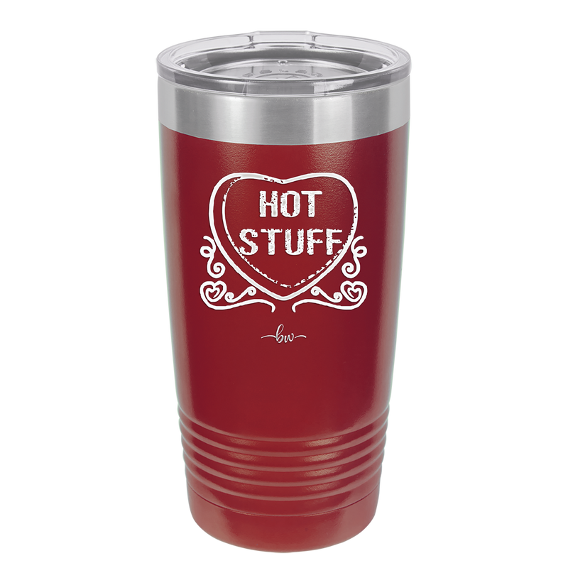 Candy Heart Hot Stuff - Laser Engraved Stainless Steel Drinkware - 1780 -