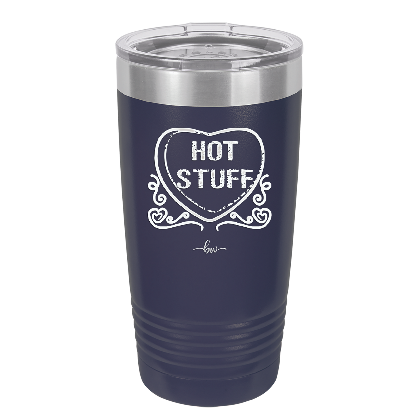 Candy Heart Hot Stuff - Laser Engraved Stainless Steel Drinkware - 1780 -