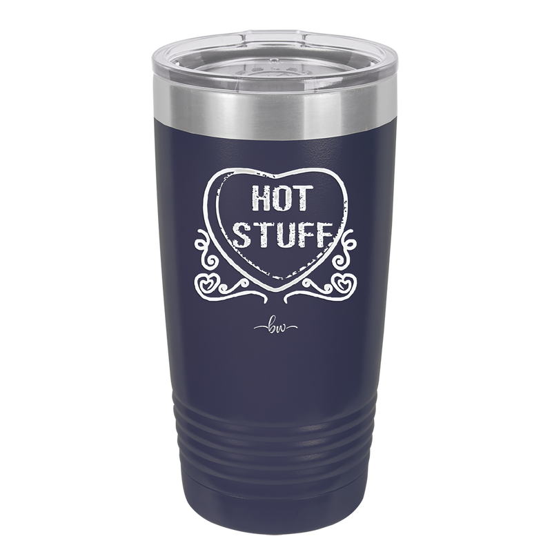 Candy Heart Hot Stuff - Laser Engraved Stainless Steel Drinkware - 1780 -