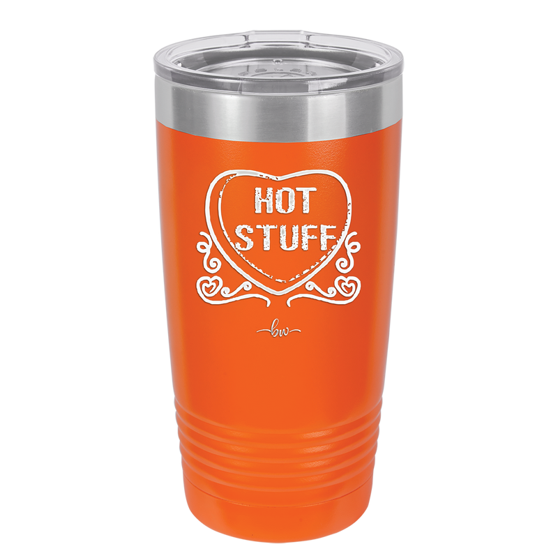 Candy Heart Hot Stuff - Laser Engraved Stainless Steel Drinkware - 1780 -