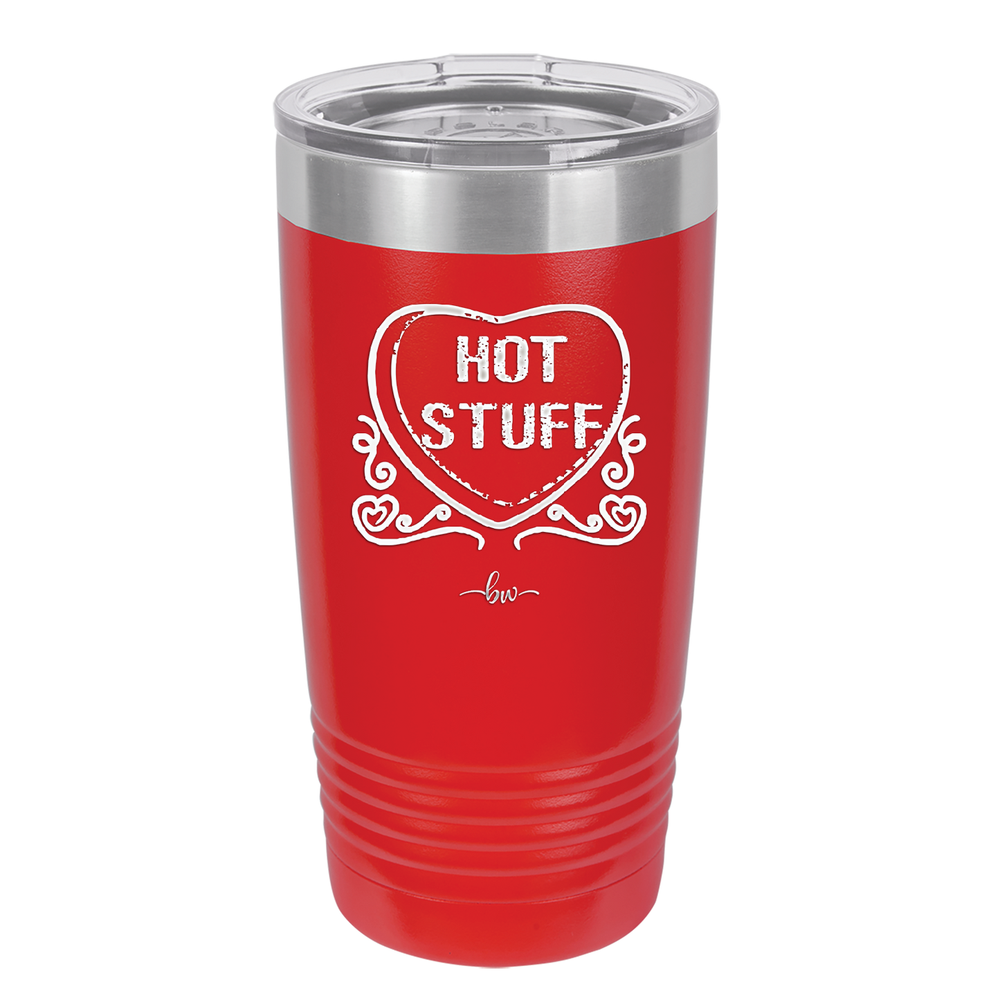 Candy Heart Hot Stuff - Laser Engraved Stainless Steel Drinkware - 1780 -