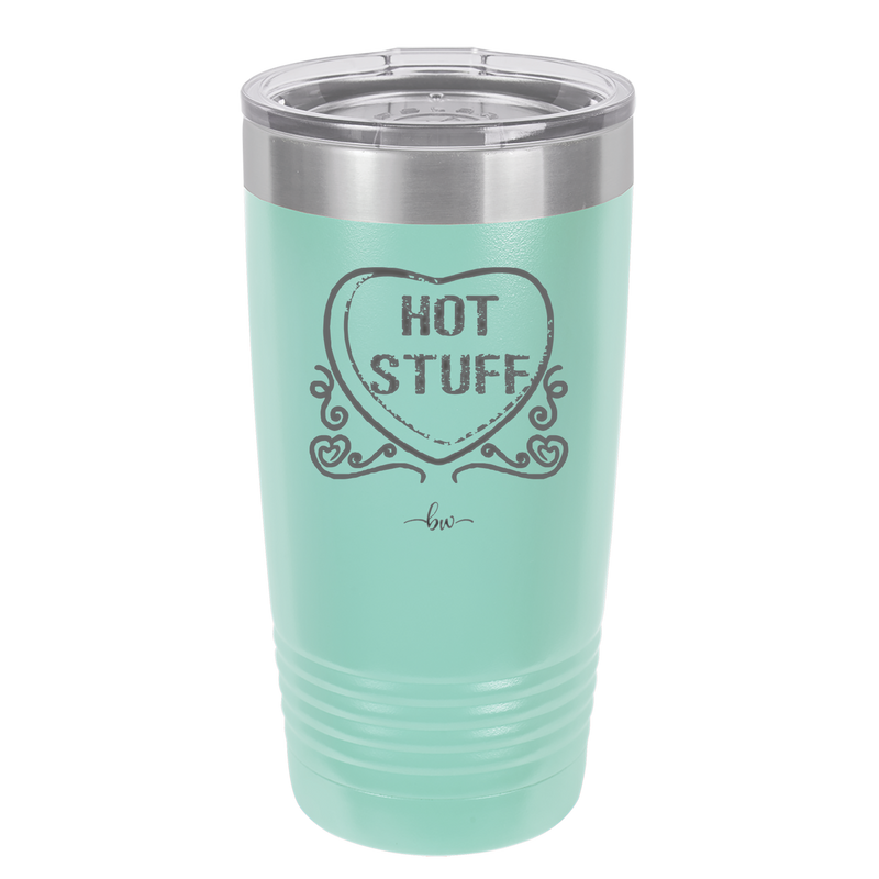 Candy Heart Hot Stuff - Laser Engraved Stainless Steel Drinkware - 1780 -