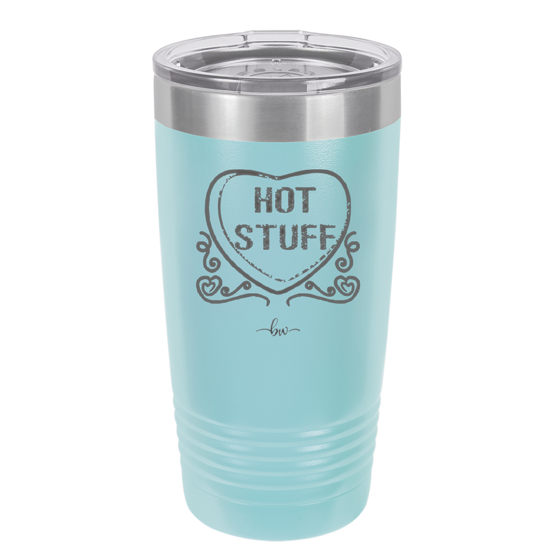 Candy Heart Hot Stuff - Laser Engraved Stainless Steel Drinkware - 1780 -