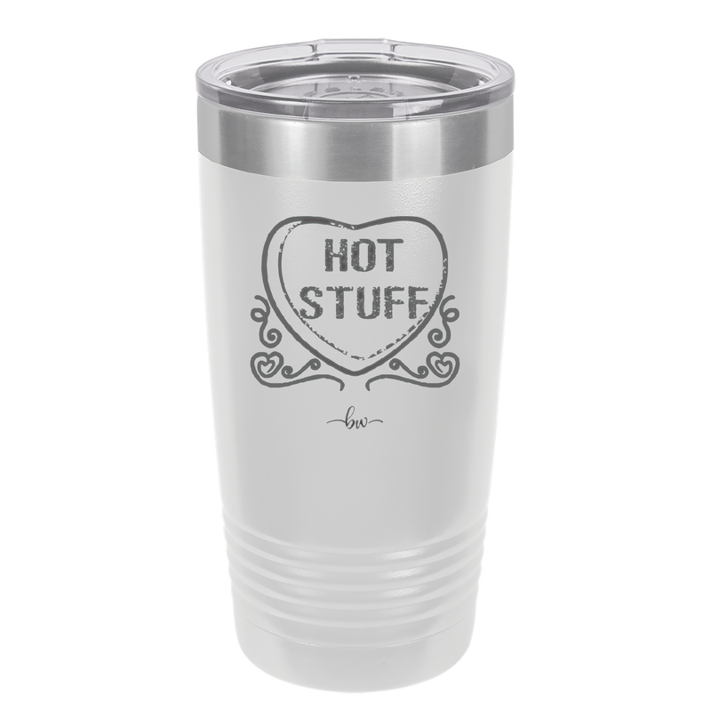 Candy Heart Hot Stuff - Laser Engraved Stainless Steel Drinkware - 1780 -