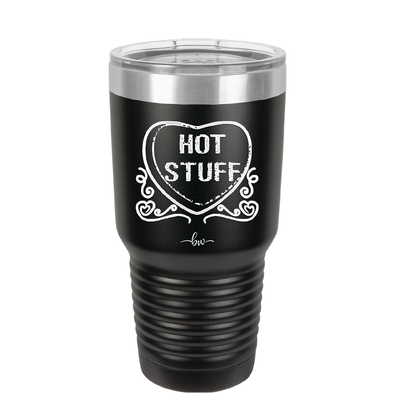 Candy Heart Hot Stuff - Laser Engraved Stainless Steel Drinkware - 1780 -