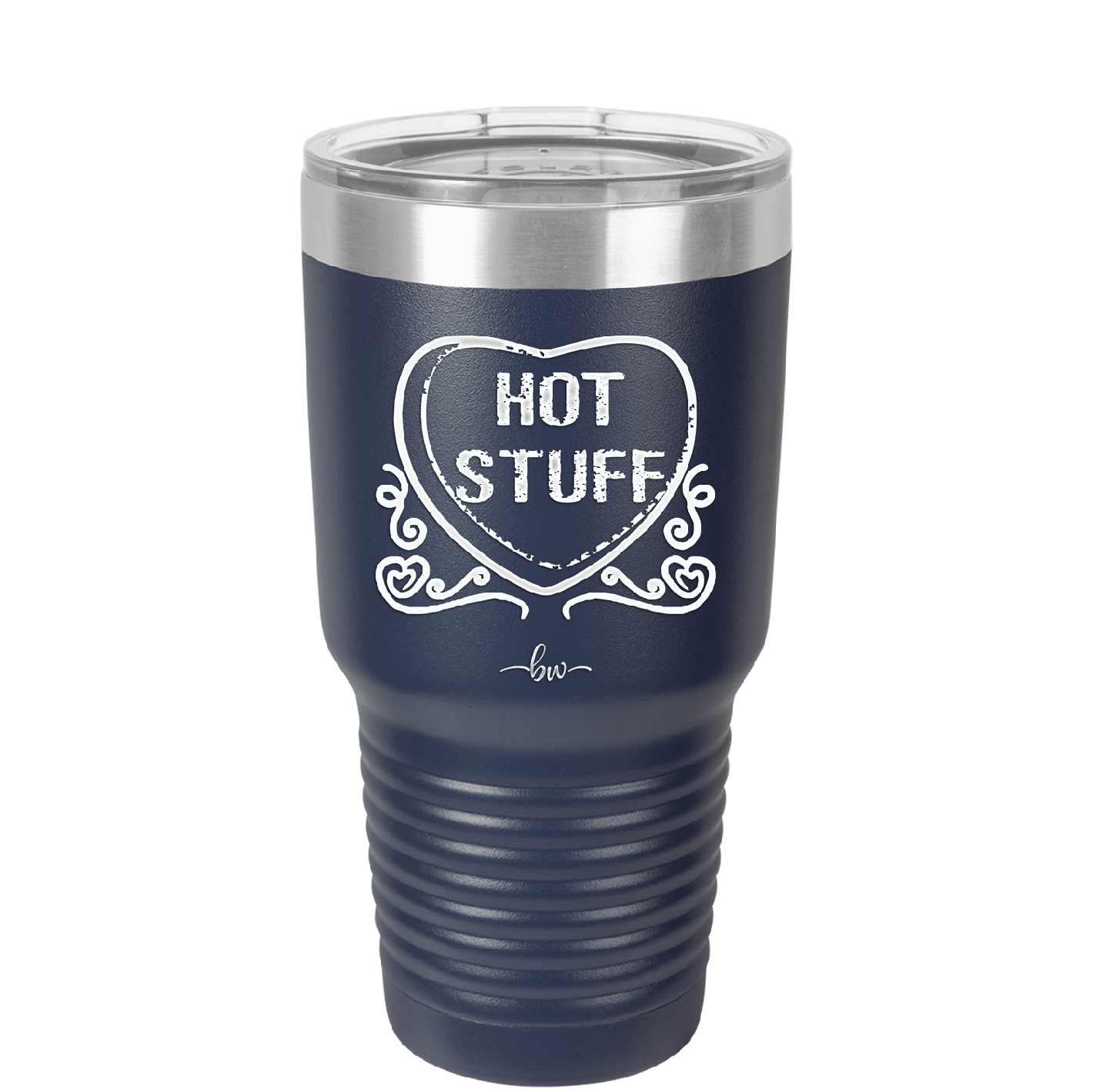 Candy Heart Hot Stuff - Laser Engraved Stainless Steel Drinkware - 1780 -