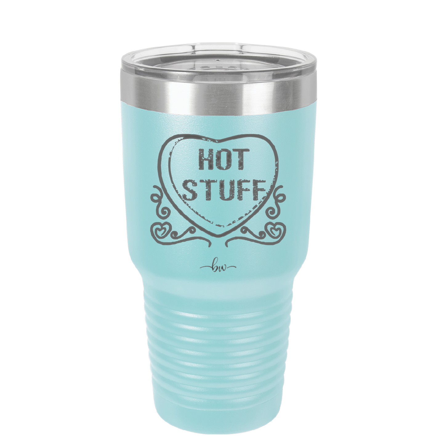 Candy Heart Hot Stuff - Laser Engraved Stainless Steel Drinkware - 1780 -